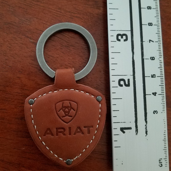 Nwot Ariat Leather Keychain 